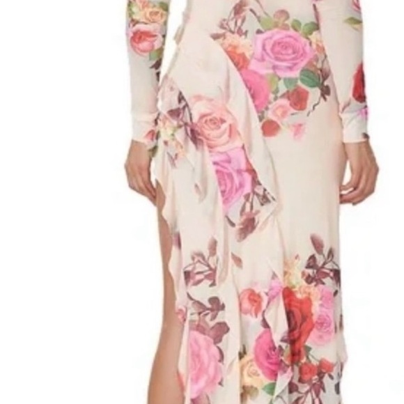 AFRM Jacie Floral Backless Ruffle Dress - Picture 2 of 8